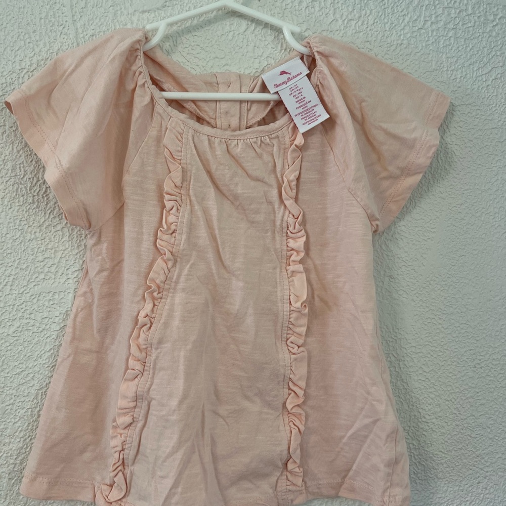 Girl’s Pink Ruffle Top
